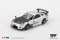 Mini GT Mazda RX-7 RE-Amemiya Silver Metallic