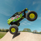 ARRMA 1/10 GORGON 2WD RTR Brushed Monster Truck (Battery & Charger Included), Yellow