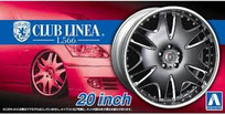 AOSHIMA #52 1/24 RIMS & TIRES "CLUB LINEA L566 20"