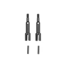Team Associated RC10 Model 24 Rear Stub Axles (2) w/Roll Pins
