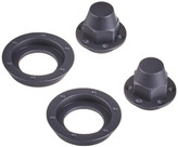 Tamiya TRUCK NUT FOR SINGLE WHEEL BLACK (2) 56556