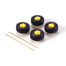 Tamiya TRUCK TYRE SET(36MM) 70101
