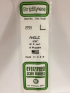 Evergreen - ANGLE 35CM LONG X 2.50MM 4pcs