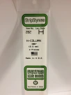 Evergreen - H COLUMN 35CM LONG X 2MM 4pcs