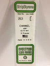 Evergreen - CHANNEL 35CM LONG X 2.5MM 4pcs