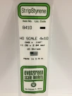 Evergreen - HO SCALE STYRENE STRIP 4X10 10pcs