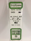 Evergreen - HO SCALE STYRENE STRIP 4X6 10pcs