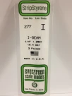 Evergreen - I BEAMS 35CM LONG X 6.4MM 3pcs