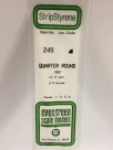 Evergreen - QUARTER ROUND-2.00MM 3pcs