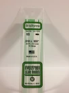 Evergreen - STRIPSTYRENE WHITE.25X2.5MM 10pcs