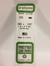 Evergreen - STRIPSTYRENE WHITE1.5X2.5MM 10pcs