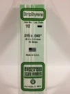 Evergreen - STRIPSTYRENE WHITE.38X1.0MM 10pcs