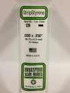 Evergreen - STRIPSTYRENE WHITE.75X6.3MM 10pcs