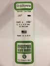 Evergreen - STRIPSTYRENE WHITE 1X4MM 10pcs