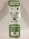 Evergreen - STRIPSTYRENE WHITE 2MM SQ 9pcs