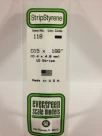 Evergreen - STRIPSTYRENE WHITE 3.2X4.8MM 6pcs