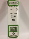 Evergreen - TUBE WHITE 35CM LONG X 9.5MM 2pcs