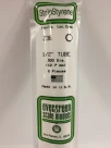 Evergreen - TUBE WHITE 35CM LONGX12.7MM 2pcs