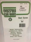 Evergreen - V-GROOVE 15X29CM X 1MM SP6.3MM