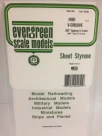 Evergreen - V-GROOVE 15X29CM X1MM SP 1.3MM
