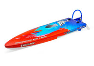 TFL 1158 Explorer 2.4G 50km/h 3S Brushless RC Boat Fast High Speed LED Light Self-Righting Water Cooling System - Blue
