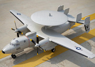 Dynam DY8982 E-2C Hawkeye AEW 1500mm Twin-Engine 360° Rotating Radar RC Scale Airplane PNP