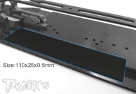 T-Works - Anti-Slip Battery Rubber Sheets (2 pcs)