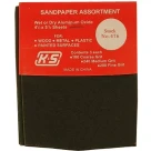 K&S WET/DRY SANDPAPER(3 ASSTD)