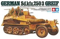 Tamiya 35113 Sd.Kfz.250/3 Greif Detailed 1/35 Kit [35113]