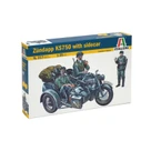 ITALERI 1/35 ZUNDKAPP KS750 W/SIDE CAR