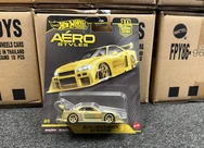 Hot Wheels Premium Aeo Style Gold Lb-ER34 Super Silhouette Nissan Skyline Chase
