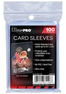 ULTRA PRO - CARD SLEEVE - 2-1/2" X 3-1/2" Soft Card Sleeves (PK100)