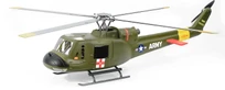 Flywing UH1 3D GPS 10Ch RC Helicopter - Four Blades Green RTF