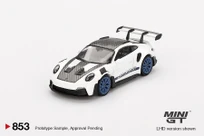 Porsche 911 (992) GT3 RS Weissach Package White with Indigo Blue