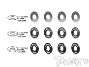 T-Works - Front Track Width Spacer 0.35/0.75/1.4mm ( Team Associated RC8 / MugenMBX8 / Xray / WIRC )