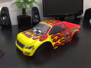 HSP monster truck shell ( red) 1/10 off road