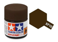 Tamiya XF-10 Flat Acrylic Paint Flat Brown 81710]