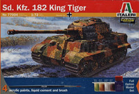 Italeri - 1/72 Sd. Kfz.182 King Tiger Plastic Model Kit [1-77004]