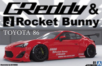 Aoshima - 1/24 The Tuned Car No.1 ZN6 Toyota 86 '12 Greddy & Rocket Bunny Enkei Ver.