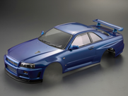 Killerbody NISSAN SKYLINE GTR R34 Finished Body Metallic-blue 48716