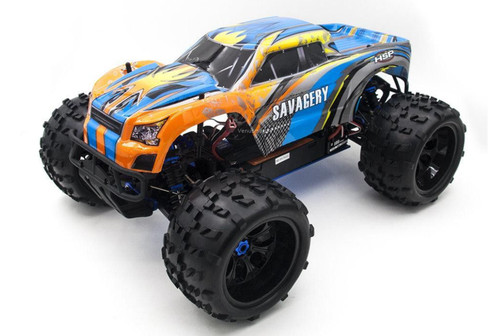 HSP 94972 Savagery 1/8 4WD Nitro Monster Truck Ready to Run - BLUE