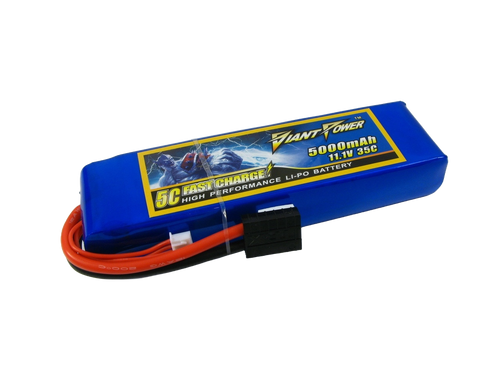 Giant Power 3S 11.1V 5000mAh 35C Li-Po Battery w/ Traxxas Plug