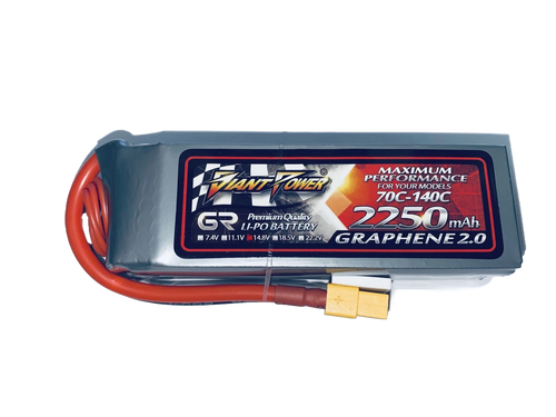 Giant Power 4S 14.8V 2250mAh 70C Graphene Li-Po Battery w/ XT60 Plug
