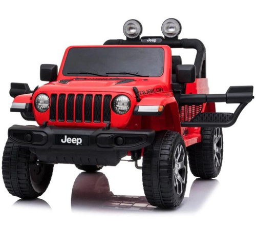 Latest Jeep Licence Wrangler Rubicon 4x4 Ride On Toy (Red) 4 Motors version