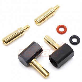 Yeah Racing Angle Type 4mm & 5mm Connector Plug wpt-0121