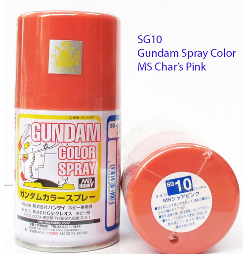 Gunze - SG10 Gundam Color Spray MS Char's Pink (Semi-Gloss)