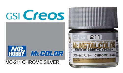 Gunze - MC211 Mr Metal Color Chrome Silver