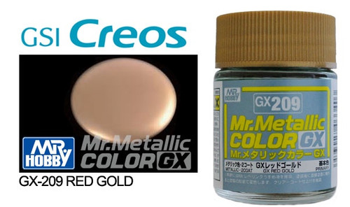 Gunze - GX209 Mr Metallic Color GX Red Gold