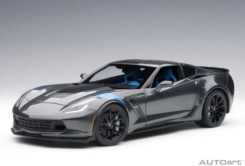 Auto art 1/18 71272 Chevrolet Corvette C7 Grand Sport (Watkins Glen Grey Metallic)