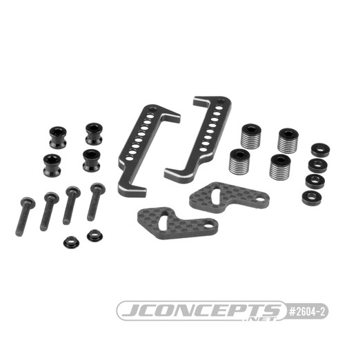 JConcepts - Swing Operated Battery Retainer Set (B6.1/SC6.1/T6.1) (Black) JConcepts - Swing Operated Battery Retainer Set (B6.1/SC6.1/T6.1) (Black)